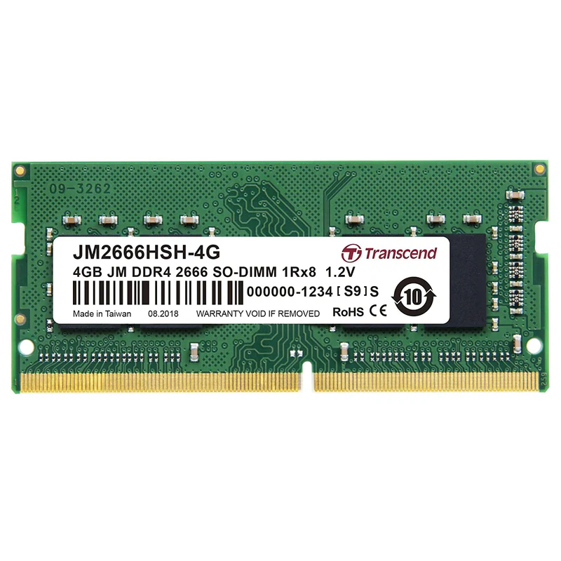Barrette Memoire – RAM 4GB - DDR4 - 2666V