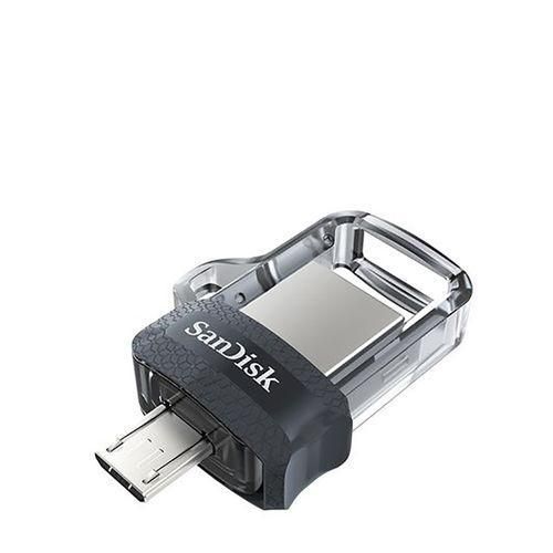 SanDisk Clé USB Ultra Dual Drive M3.0 - 128Go - Gris/Noir