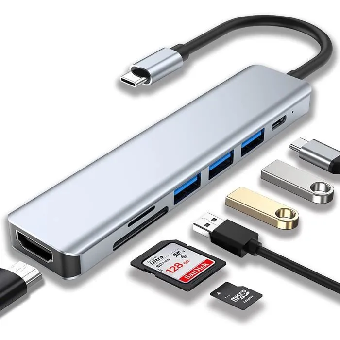 Adaptateur 7 en 1