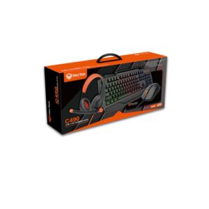 Clavier, Souris, Casque Et Tapis De Souris 4 En 1 Meetion C490 – QUERTY