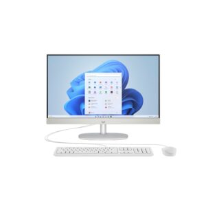 Ordinateur tout-en-un HP AIO 24, processeur Intel Core i5 1334U, 8 Go de RAM, SSD de 512 Go, écran Full HD de 23,8 pouces, modèle CR0342