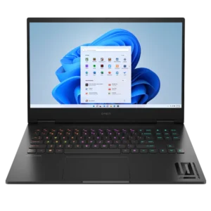Ordinateur portable de jeu HP OMEN 16-wf0020nia, écran IPS Full HD 16 pouces, processeur Intel Core i7-13700HX, 16 Go de RAM, SSD de 512 Go, carte graphique GeForce RTX 3050 6 Go, clavier rétroéclairé blanc (anglais), Windows 11, noir | C42GYEA#BH5