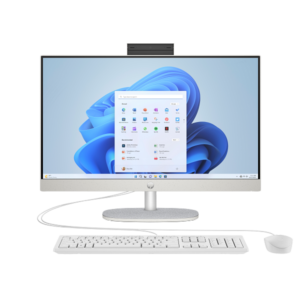 Ordinateur tout-en-un HP 24 CR0342 NH Core i5 13 Mo Gen-8, 512 Go de RAM DDR4, SSD 24 pouces, écran tactile sans fil + licence Windows 11 Professionnel