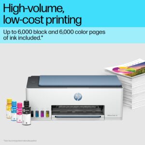 HP Smart Tank Imprimante Tout-en-un 585, Home and home office, Print, copy, scan, Wireless; High-volume printer tank; Print from phone or tablet; Scan to PDF