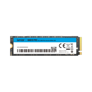 Lexar NM610PRO 1To SSD, M.2 2280 PCIe Gen3x4 NVMe 1.4 SSD 1To Interne, Jusqu'à 3300 Mo/s en Lecture, 2600 Mo/s en écriture, 3D NAND Flash Disques pour Notebook, Desktop, PC